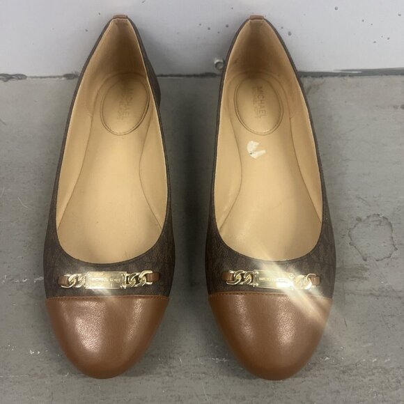Michael Kors Brown and Tan Flats - Picture 5 of 6